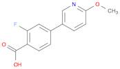 2-Fluoro-4-(6-Methoxypyridin-3-yl)benzoic acid