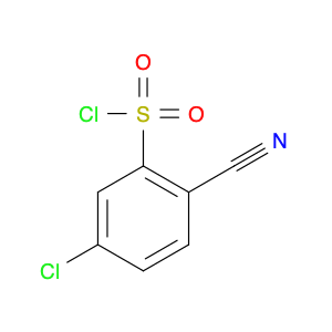 5-Chloro-2-cyanobenzene-1-sulfonyl chloride