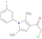 2-CHLORO-1-[1-(3-FLUOROPHENYL)-2,5-DIMETHYL-1H-PYRROL-3-YL]ETHANONE