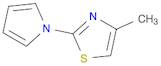 Thiazole, 4-methyl-2-(1H-pyrrol-1-yl)- (9CI)