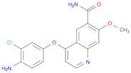 4-(4-Amino-3-chlorophenoxy)-7-methoxyquinoline-6-carboxamide