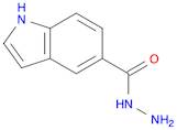 1H-Indole-5-carboxylicacid,hydrazide(9CI)