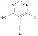 4-CHLORO-5-CYANO-6-METHYLPYRIMIDINE