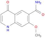 1,4-Dihydro-7-methoxy-4-oxo-6-quinolinecarboxamide