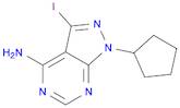 1-cyclopentyl-3-iodo-1H-pyrazolo[3,4-d]pyrimidin-4-amine