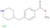 4-PIPERIDIN-4-YLMETHYL-BENZOIC ACID METHYL ESTER HCL