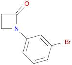 1-(3-broMophenyl)azetidin-2-one