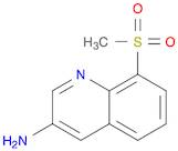 3-Quinolinamine, 8-(methylsulfonyl)-