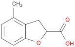 4-Methyl-2,3-dihydrobenzofuran-2-carboxylic acid