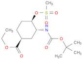 (1s,3r,4r)-3-[(tert-butoxycarbonyl)amino]-4-[(methylsulfonyl)oxy]cyclohexanecarboxylic acid ethyl …