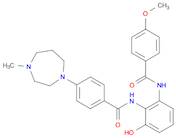 N-[2-Hydroxy-6-(4-methoxybenzamido)phenyl]-4-(4-methyl-1,4-diazepan-1-yl)benzamide