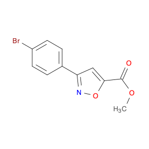 3 - (4 - bromine phenyl) different oxazole - 5 - carboxylic acid methyl ester