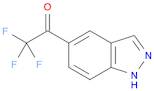 Ethanone, 2,2,2-trifluoro-1-(1H-indazol-5-yl)- (9CI)