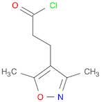 3-(3,5-Dimethylisoxazol-4-yl)propanoyl chloride