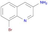 3-Quinolinamine,8-bromo-(9CI)