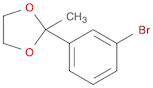 2-(3-Bromophenyl)-2-methyl-1,3-dioxolane