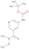 tert-butyl 5-(Methoxy(Methyl)carbaMoyl)pyridin-3-ylcarbaMate