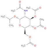 (2R,3S,4R,5R,6S)-5-Acetamido-2-(acetoxymethyl)-6-isopropoxytetrahydro-2H-pyran-3,4-diyl diacetate