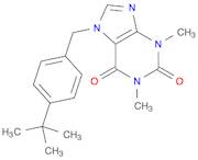 7-(4-TERT-BUTYLBENZYL)-1,3-DIMETHYL-3,7-DIHYDRO-1H-PURINE-2,6-DIONE