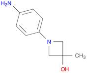 1-(4-AMINOPHENYL)-3-METHYL-3-AZETIDINOL