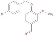 4-[(4-BROMOBENZYL)OXY]-3-METHOXYBENZALDEHYDE