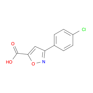 5-Isoxazolecarboxylic acid, 3-(4-chlorophenyl)-