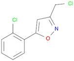 3-(CHLOROMETHYL)-5-(2-CHLOROPHENYL)ISOXAZOLE