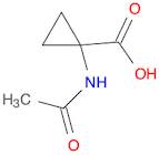 Cyclopropanecarboxylic acid, 1-(acetylamino)- (9CI)