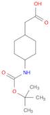 Cyclohexaneacetic acid, 4-[[(1,1-dimethylethoxy)carbonyl]amino]- (9CI)