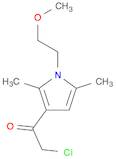 2-Chloro-1-(1-(2-methoxyethyl)-2,5-dimethyl-1H-pyrrol-3-yl)ethanone