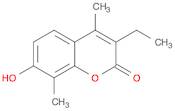 3-ethyl-7-hydroxy-4,8-dimethyl-2H-chromen-2-one