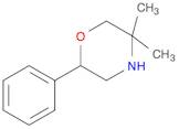 5,5-dimethyl-2-phenyl-morpholine