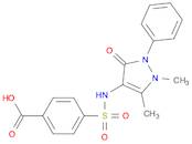 4-(1,5-DIMETHYL-3-OXO-2-PHENYL-2,3-DIHYDRO-1H-PYRAZOL-4-YLSULFAMOYL)-BENZOIC ACID