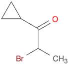 1-Propanone, 2-bromo-1-cyclopropyl- (9CI)