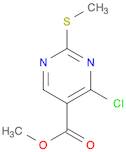 5-PYRIMIDINECARBOXYLIC ACID, 4-CHLORO-2-(METHYLTHIO)-, METHYL ESTER