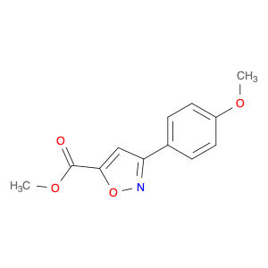 5-Isoxazolecarboxylic acid, 3-(4-Methoxyphenyl)-, Methyl ester