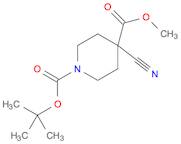 1-tert-butyl4-Methyl4-cyanopiperidine-1,4-dicarboxylate