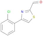 4-(2-chlorophenyl)-2-thiazolecarboxaldehyde