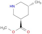 3-Piperidinecarboxylicacid,5-methyl-,methylester,(3R,5R)-(9CI)