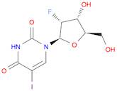 5-iodo-1-(2-fluoro-2-deoxyribofuranosyl)uracil