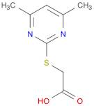 2-(CARBOXYMETHYLTHIO)-4,6-DIMETHYLPYRIMIDINE MONOHYDRATE