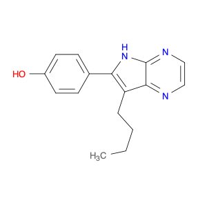4-(7-Butyl-5H-pyrrolo[2,3-b]pyrazin-6-yl)phenol