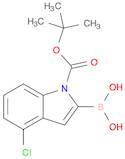 4-CHLORO-N-(BOC)-INDOLE-2-BORONIC ACID