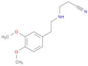 3-[(3,4-DIMETHOXYPHENETHYL)AMINO]PROPANENITRILE