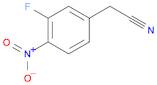 3-FLUORO-4-NITROPHENYLACETONITRILE