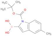 1-BOC-5-METHYL-1H-INDOLE-2-BORONIC ACID