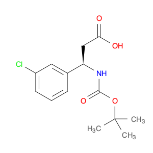 BOC-(R)-3-AMINO-3-(3-CHLORO-PHENYL)-PROPIONIC ACID