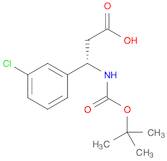 BOC-(S)-3-AMINO-3-(3-CHLORO-PHENYL)-PROPIONIC ACID