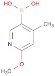 2-METHOXY-4-METHYL-PYRIDINE-5-BORONIC ACID