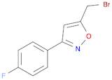 5-BROMOMETHYL-3-(4-FLUORO-PHENYL)-ISOXAZOLE